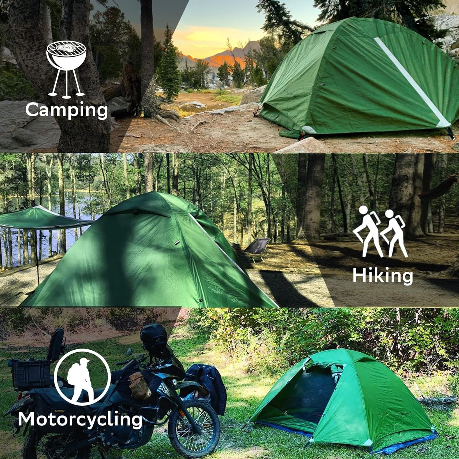 Clostnature 1/1.5/2/3/4/6 Person Lightweight Backpacking Tent, Camping Tent 7 Clostnature 1/1.5/2/3/4/6 Person Lightweight Backpacking Tent, Camping Tent - Image 7