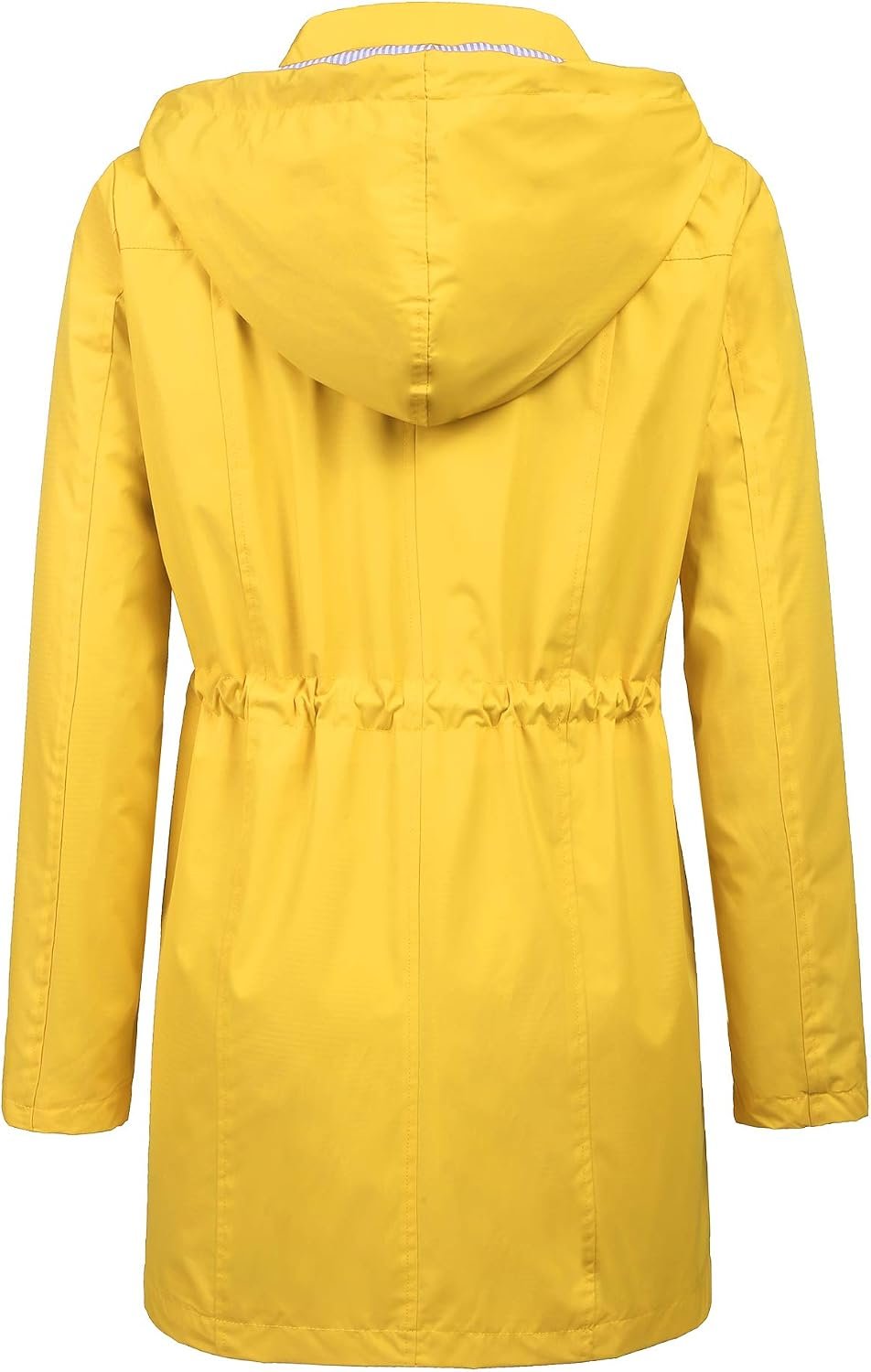 LOMON Raincoat Women Waterproof Long Hooded Trench Coats Lined Windbreaker Trave... 4 LOMON Raincoat Women Waterproof Long Hooded Trench Coats Lined Windbreaker Trave... - Image 4