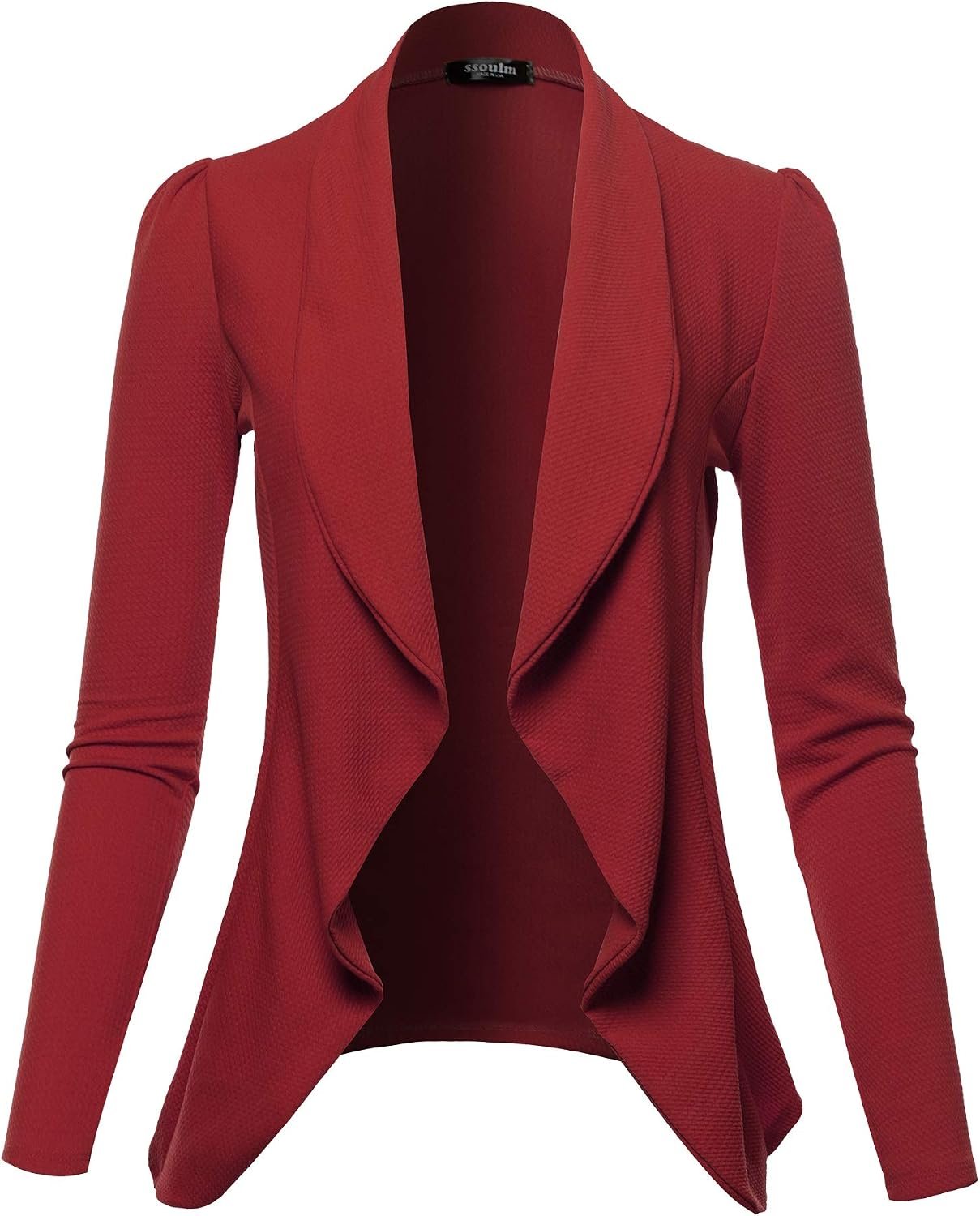 SSOULM Women's Casual Stretch Blazer - Professional Notch Lapel Work Office Jack... 3 SSOULM Women's Casual Stretch Blazer - Professional Notch Lapel Work Office Jack... - Image 3