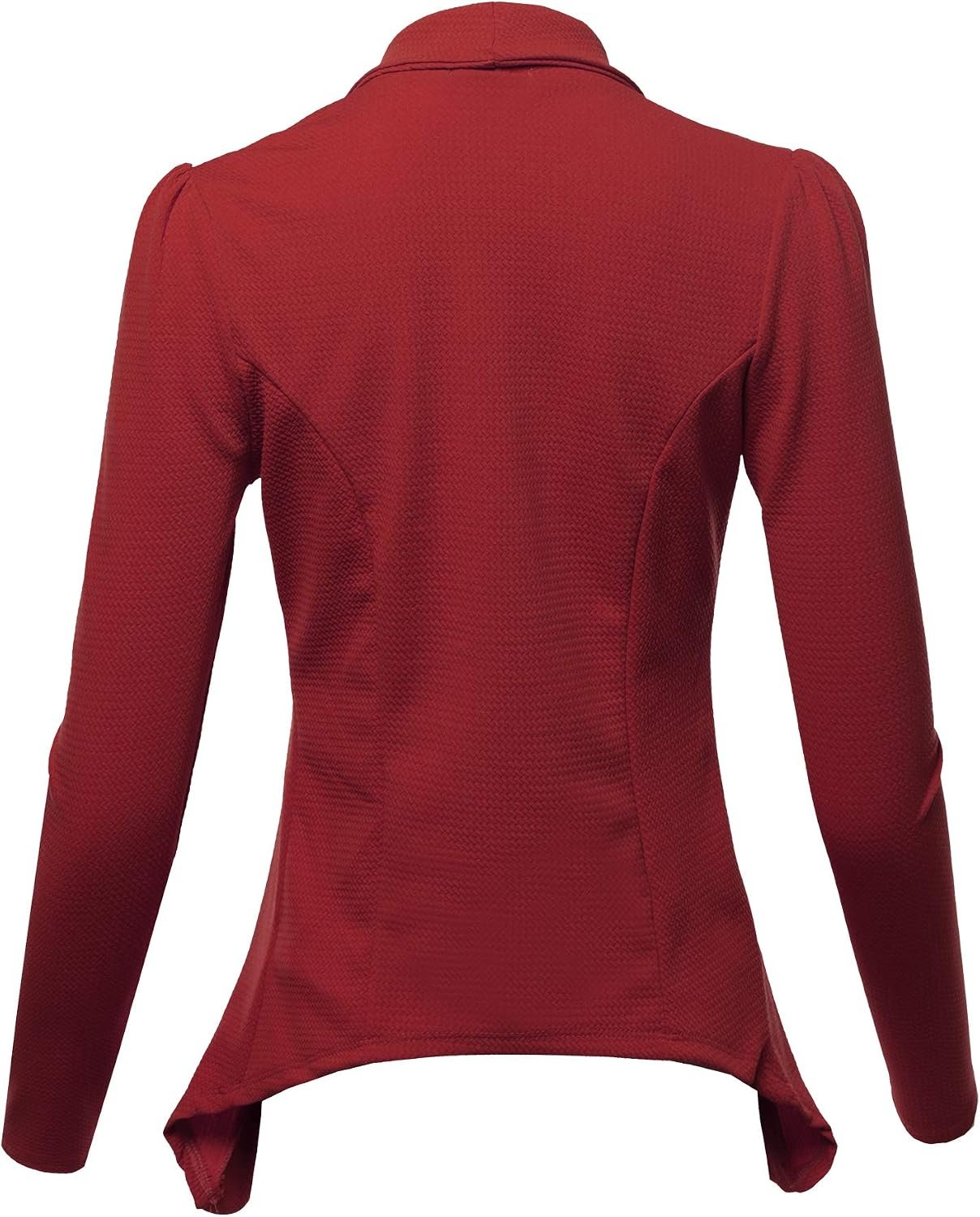 SSOULM Women's Casual Stretch Blazer - Professional Notch Lapel Work Office Jack... 4 SSOULM Women's Casual Stretch Blazer - Professional Notch Lapel Work Office Jack... - Image 4