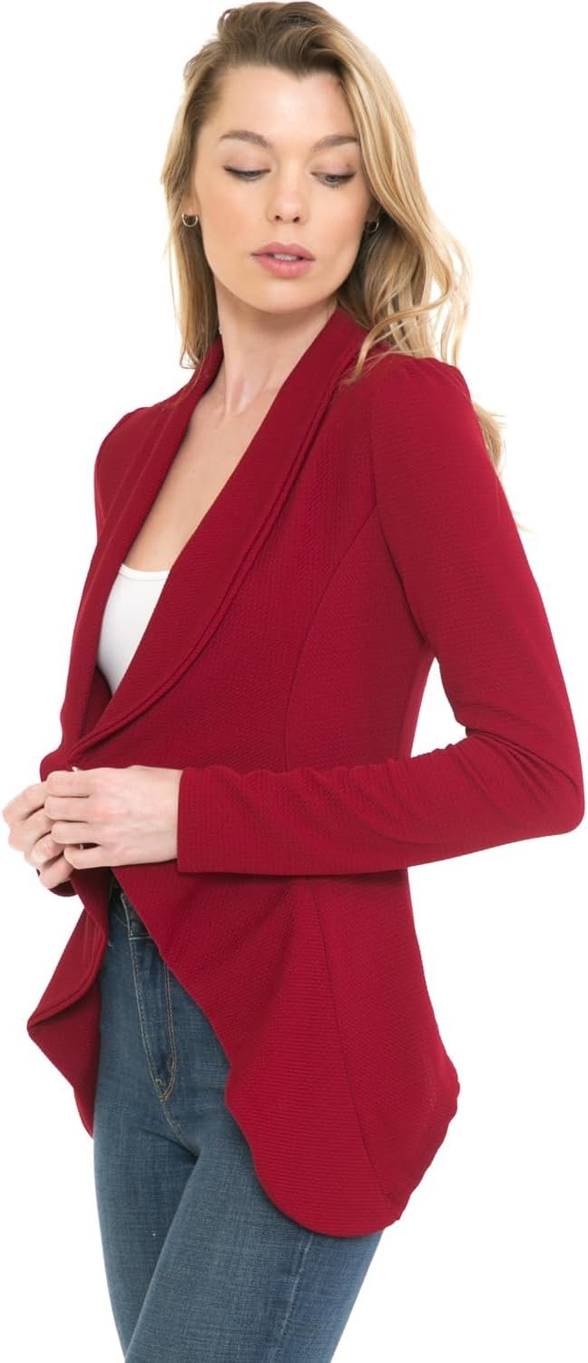 SSOULM Women's Casual Stretch Blazer - Professional Notch Lapel Work Office Jack... 7 SSOULM Women's Casual Stretch Blazer - Professional Notch Lapel Work Office Jack... - Image 7