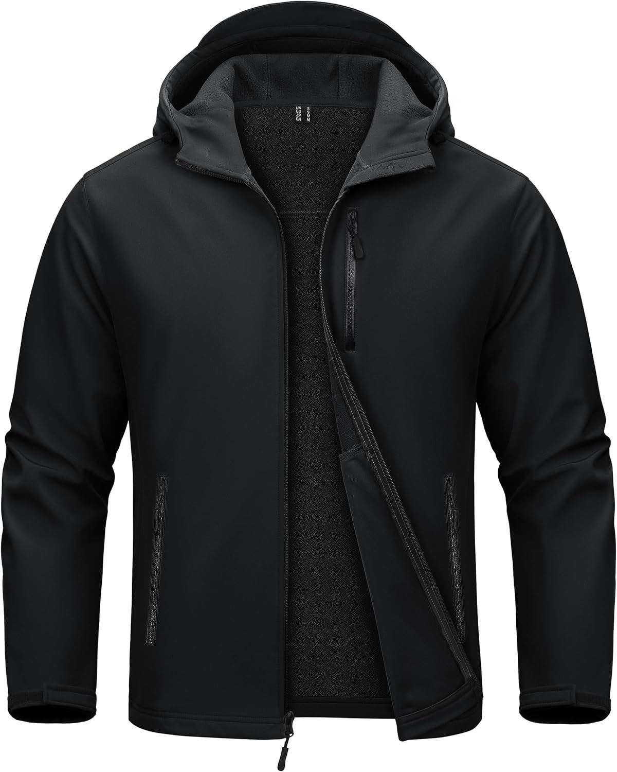 MAGCOMSEN Men's Jacket Waterproof Fleece Lightweight Softshell Rain Coat 2 MAGCOMSEN Men's Jacket Waterproof Fleece Lightweight Softshell Rain Coat - Image 2