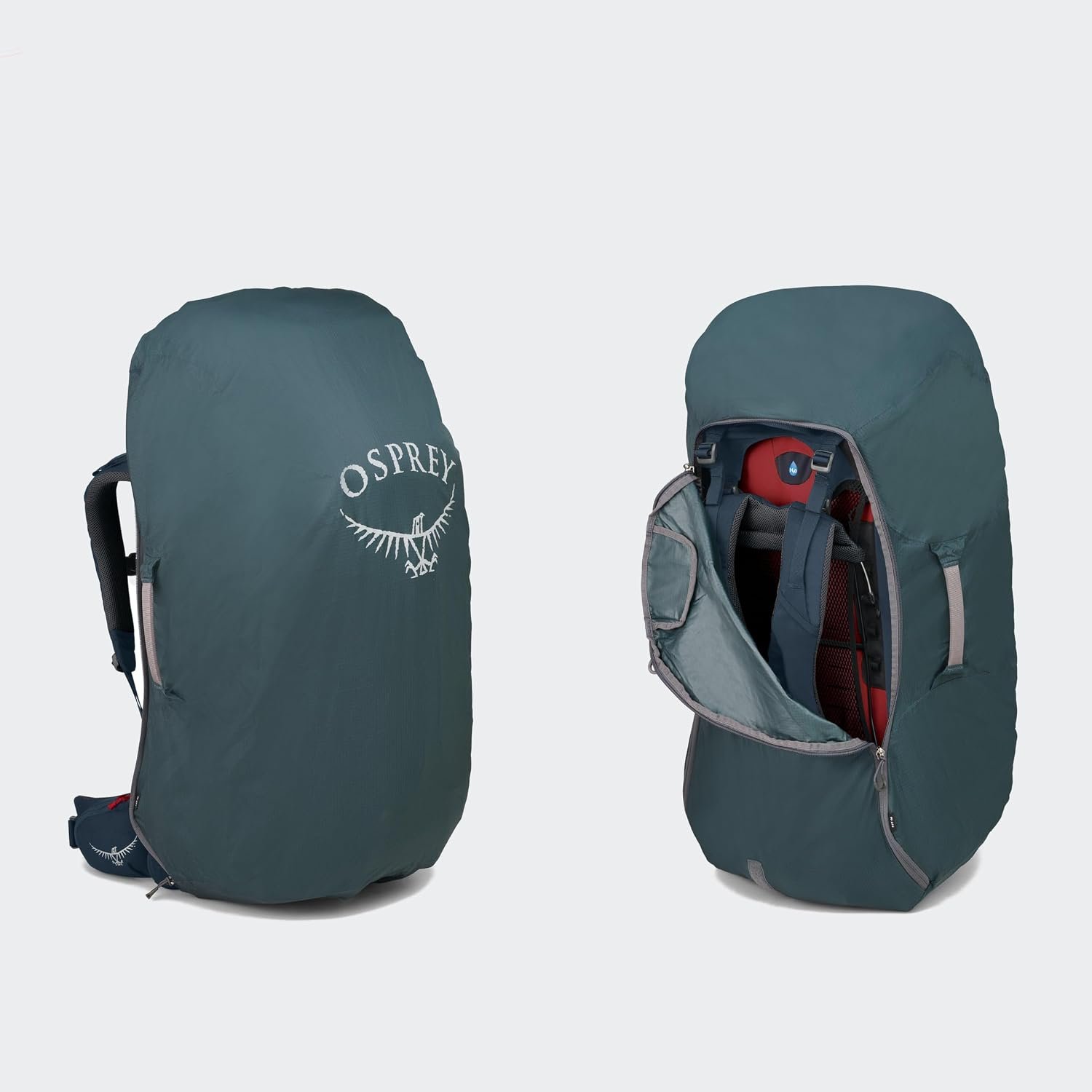 Osprey Farpoint Trek 75L Men's Travel Backpack, Muted Space Blue 7 Osprey Farpoint Trek 75L Men's Travel Backpack, Muted Space Blue - Image 7