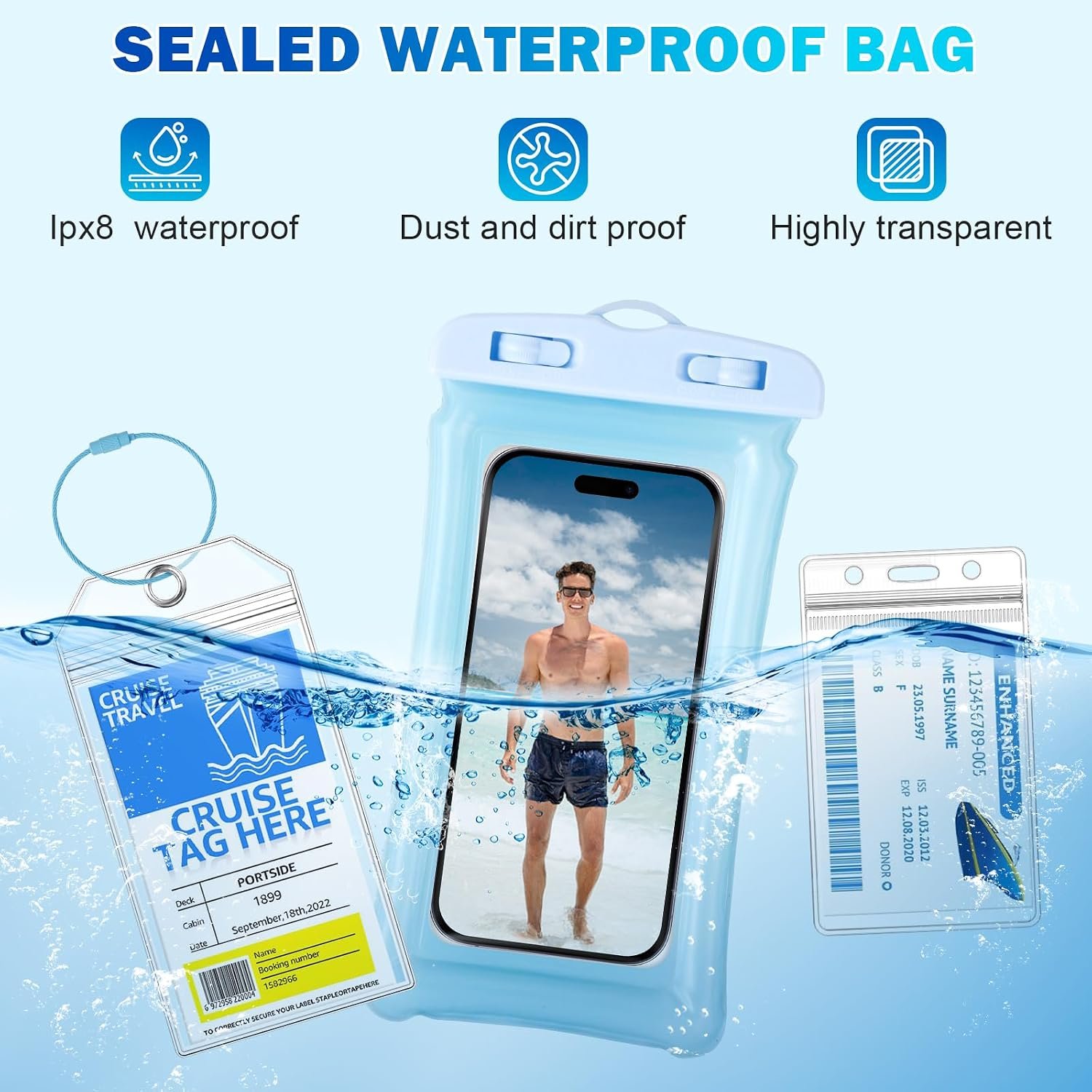 Cruise Essentials 2026 - Complete Cruise Must Haves Kit with Cruise-Safe Non-Sur... 5 Cruise Essentials 2026 - Complete Cruise Must Haves Kit with Cruise-Safe Non-Sur... - Image 5