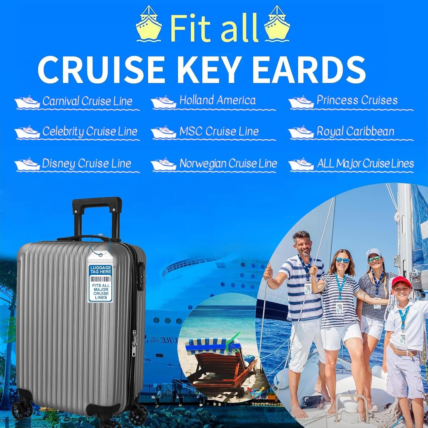 Cruise Essentials 2026, 16 Pcs Cruise Must Haves Kit Include Non-Surge Power Str... 3 Cruise Essentials 2026, 16 Pcs Cruise Must Haves Kit Include Non-Surge Power Str... - Image 3