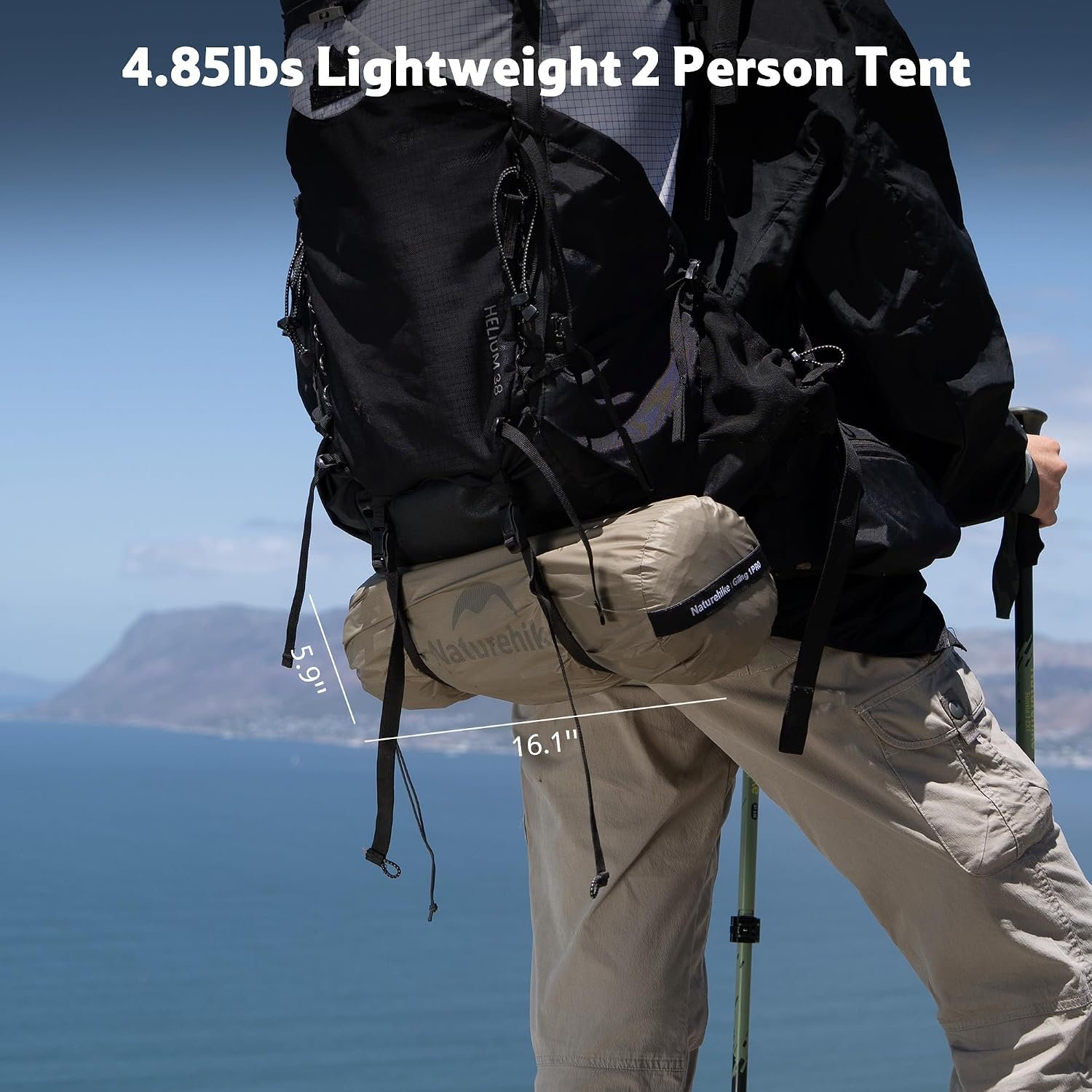 Naturehike Giling 1/2 Person Backpacking Tent 4 Season Lightweight Tent for Hiki... 8 Naturehike Giling 1/2 Person Backpacking Tent 4 Season Lightweight Tent for Hiki... - Image 8