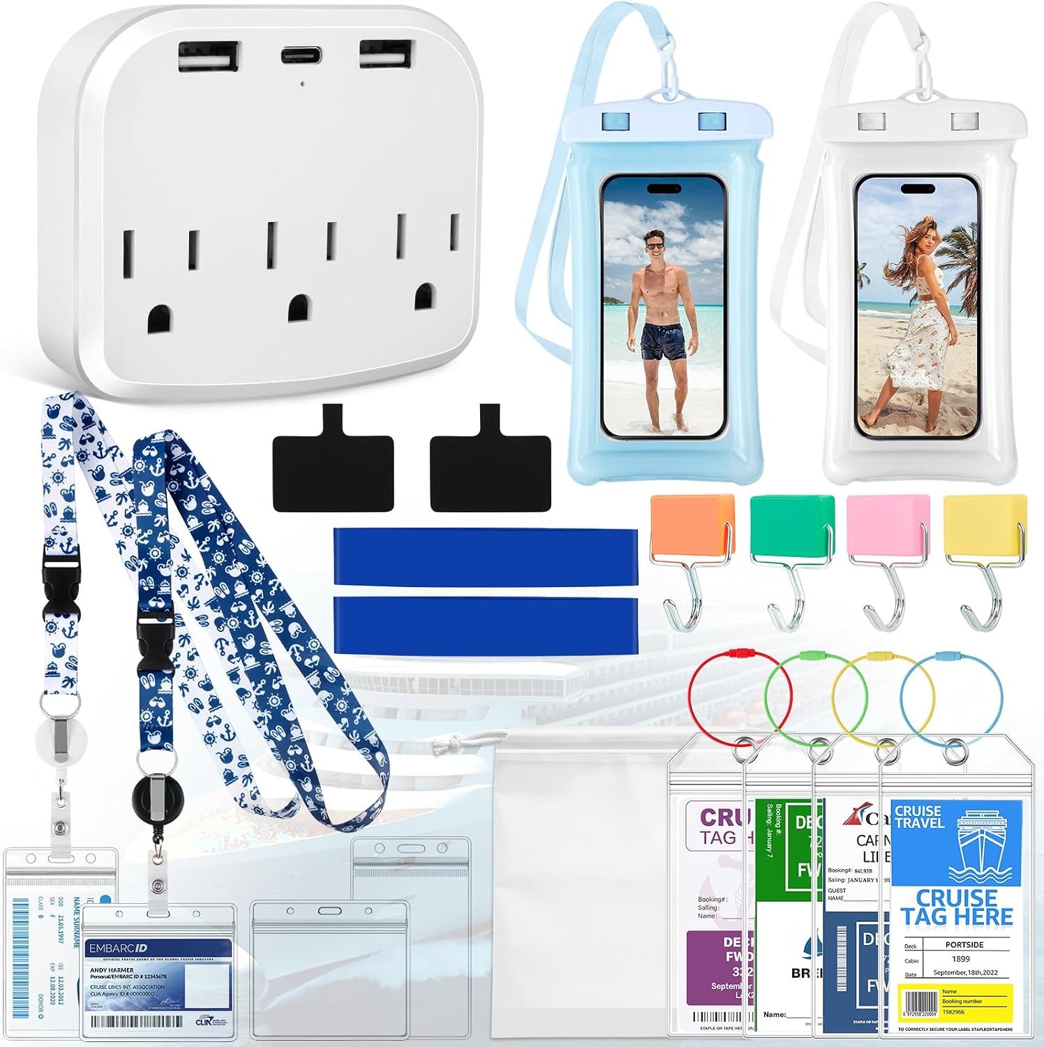 Cruise Essentials 2026 - Complete Cruise Must Haves Kit with Cruise-Safe Non-Sur... 2 Cruise Essentials 2026 - Complete Cruise Must Haves Kit with Cruise-Safe Non-Sur... - Image 2