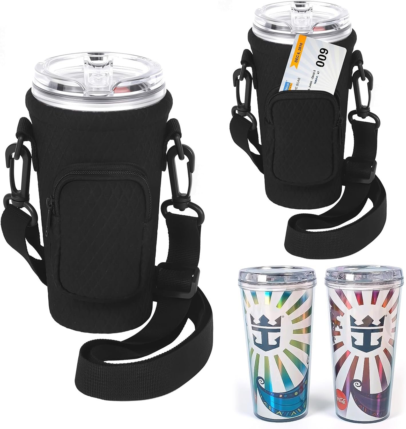Royal Caribbean Cruise Essentials 2025 – 2‑Pack Neoprene Drink Sling + Cruise Ca... 2 Royal Caribbean Cruise Essentials 2025 – 2‑Pack Neoprene Drink Sling + Cruise Ca... - Image 2