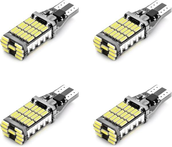 4 PCS LED Reverse Lights, 4014 45SMD 6500K 800LM High Bright Brake Light Turn Si... - Image 2